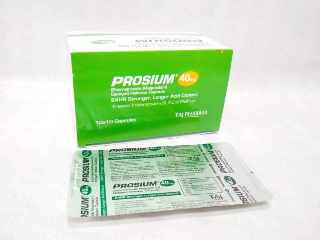 Esomeprazole Magnesium (Prosium) 40 mg Taj Pharma