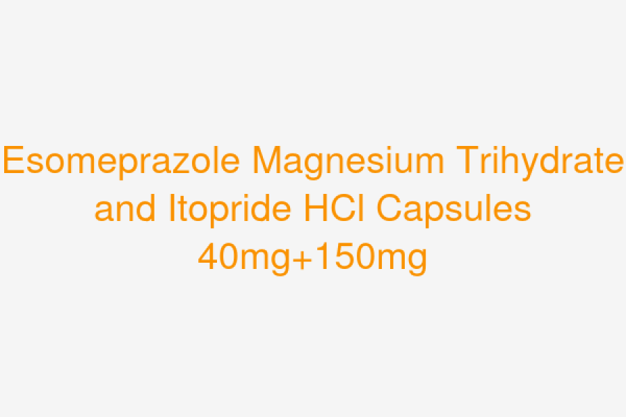 Esomeprazole Magnesium Trihydrate and Itopride HCl Capsules 40mg+150mg