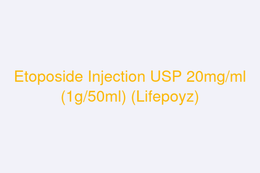 Etoposide Injection USP 20mg/ml (1g/50ml) (Lifepoyz)