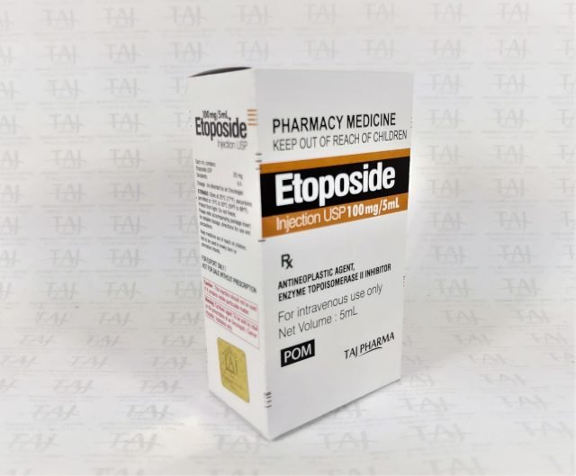Etoposide injection USP 100mg/5ml Taj Pharmaceuticals