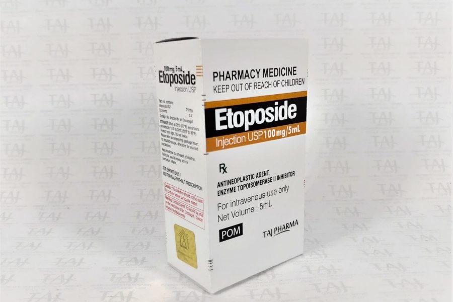 Etoposide Injection USP 100mg/5ml Taj Pharma