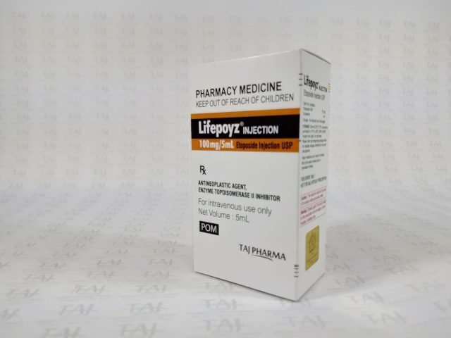 Etoposide Injection USP 	20mg/ml (100mg/5ml) 