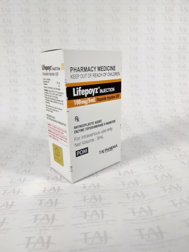 Etoposide Injection USP 	20mg/ml (100mg/5ml) 