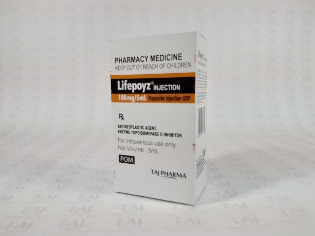 Etoposide Injection USP 	20mg/ml (100mg/5ml) 