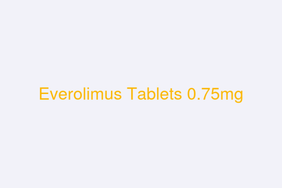 Everolimus Tablets 0.75mg