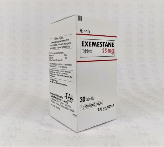     Exemestane Tablets 25mg Taj Pharma Mumbai 