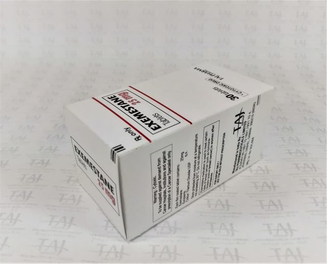  Exemestane Tablets 25mg Taj Pharma India
