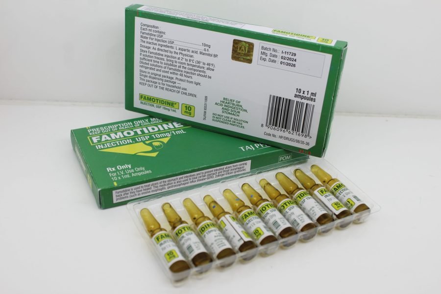 Famotidine Injection Manufacturers India & Pioneer Exporters