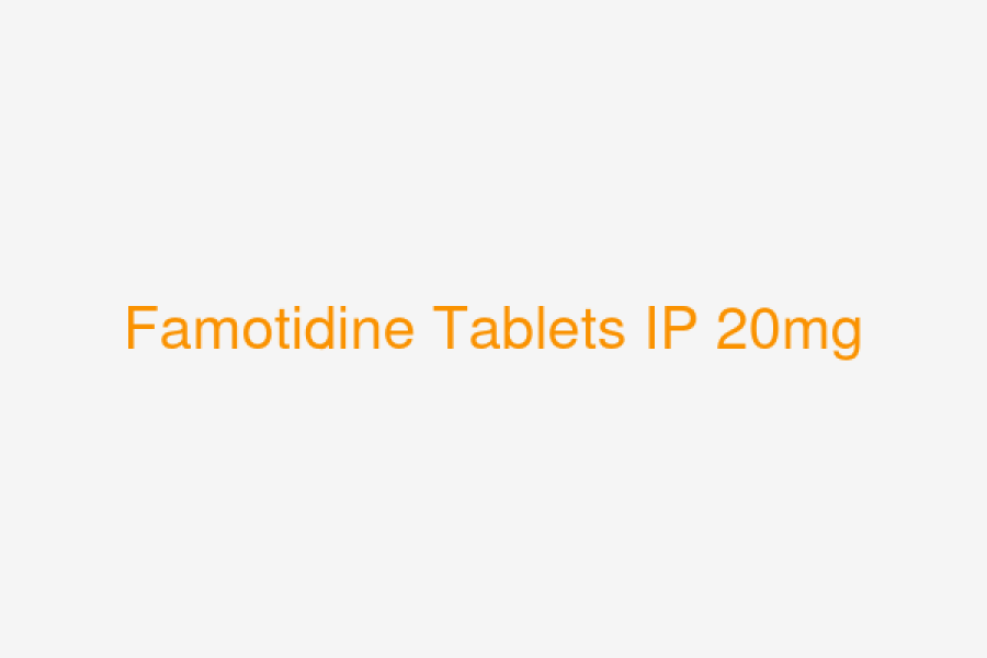 Famotidine Tablets IP 20mg