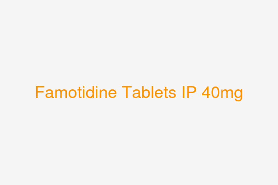 Famotidine Tablets IP 40mg