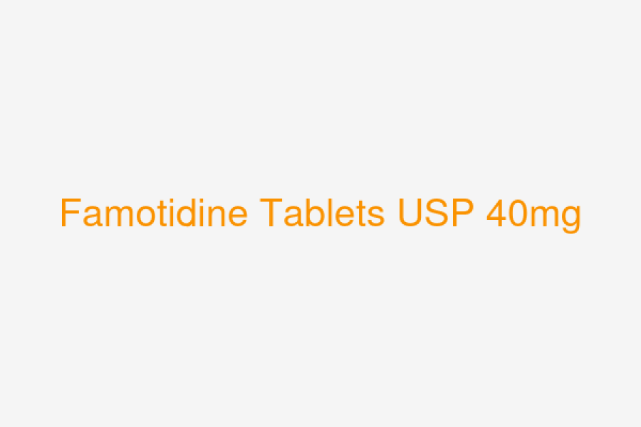 Famotidine Tablets USP 40mg