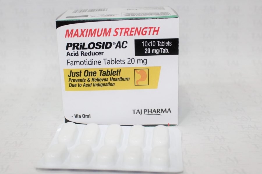Famotidine Tablets 20mg (PRILOSID AC)