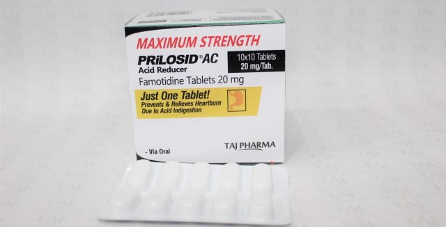 Famotidine Tablets 20mg (PRILOSID AC)