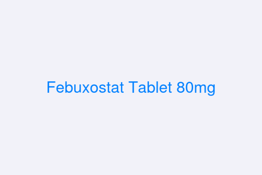 Febuxostat Tablet 80mg