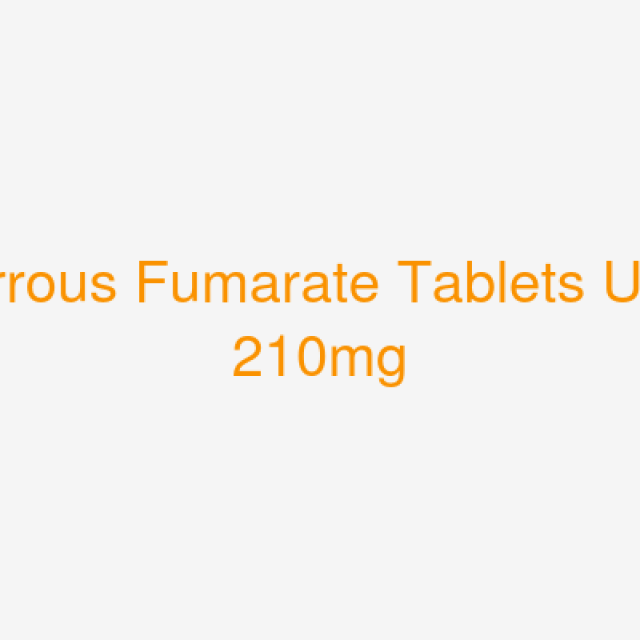 Ferrous Fumarate Tablets USP 210mg