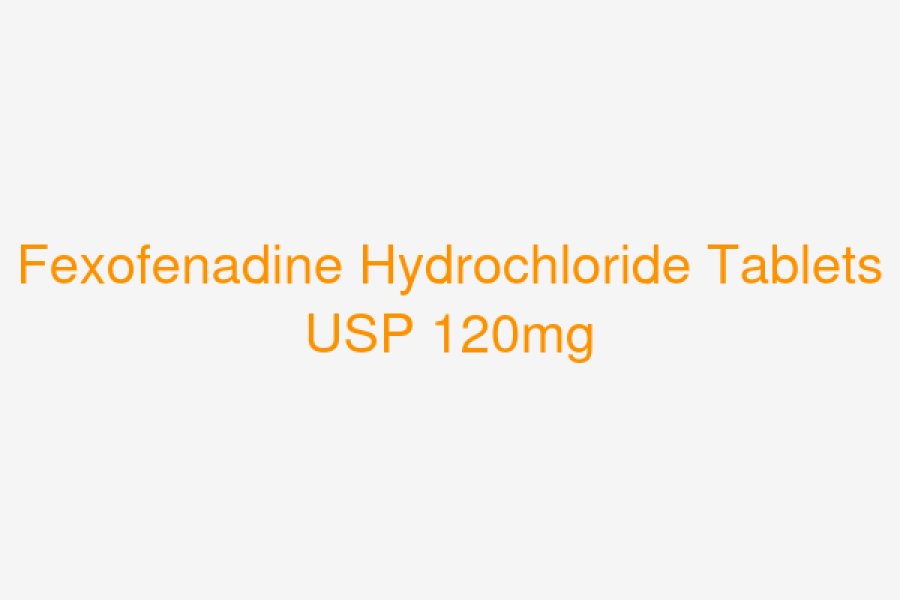 Fexofenadine Hydrochloride Tablets USP 120mg
