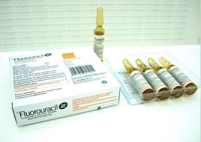 Fluorouracil Injection USP 250mg Taj Pharma Mumbai India