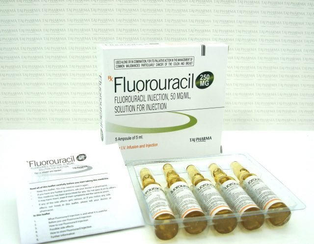 Fluorouracil Injection USP 250mg Taj Pharma Mumbai
