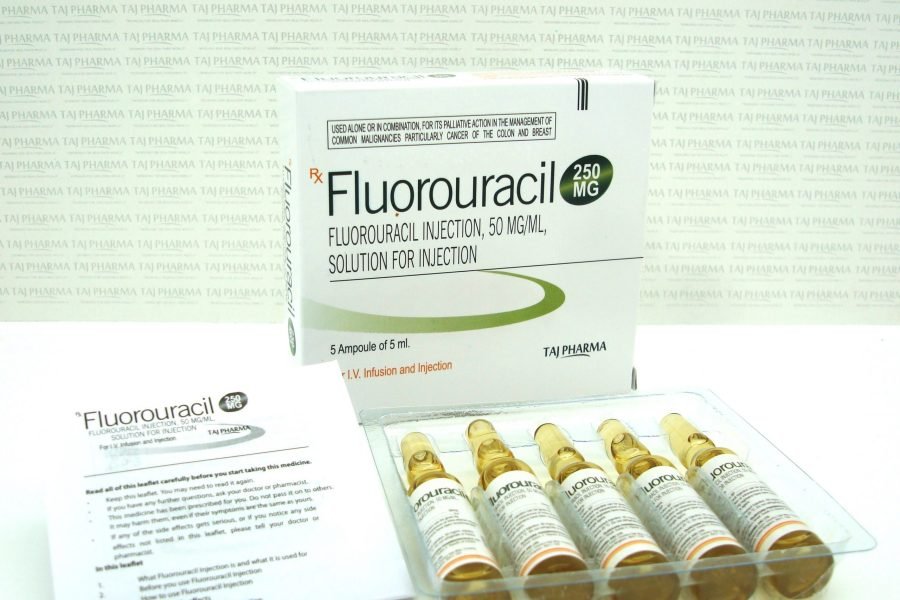 Fluorouracil Injection USP 50mg/ml (250mg/5ml)