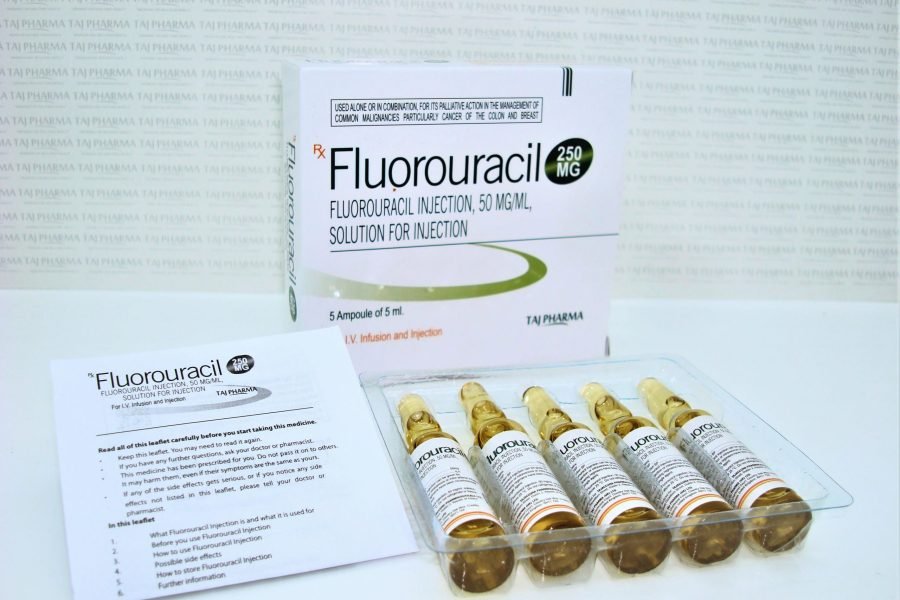 Fluorouracil Injection USP 250mg/10 ml Taj Pharma