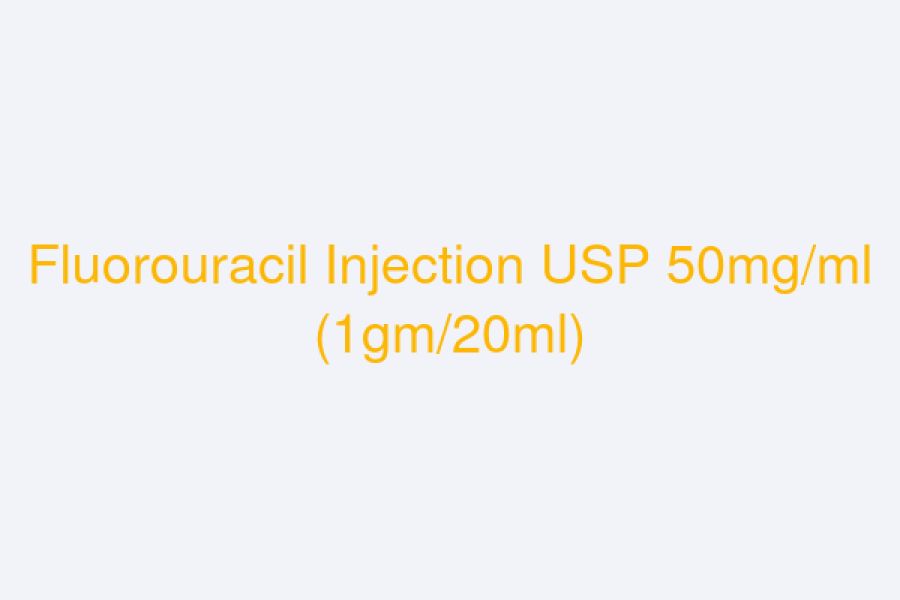 Fluorouracil Injection USP 50mg/ml (1gm/20ml)