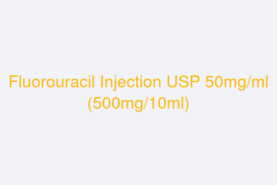 Fluorouracil Injection USP 50mg/ml (500mg/10ml)