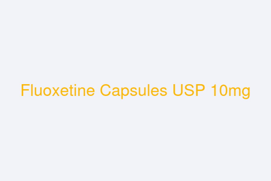 Fluoxetine Capsules USP 10mg