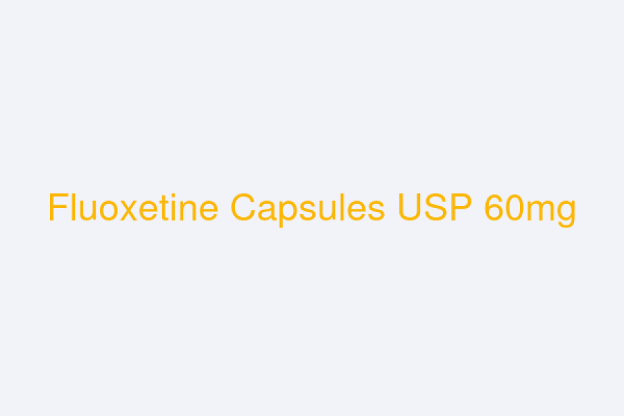 Fluoxetine Capsules USP 60mg