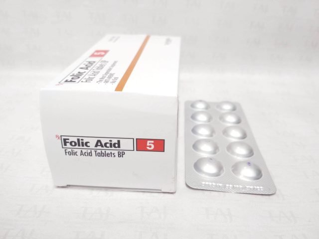 Folic Acid Tablets  5 mg Taj Pharma