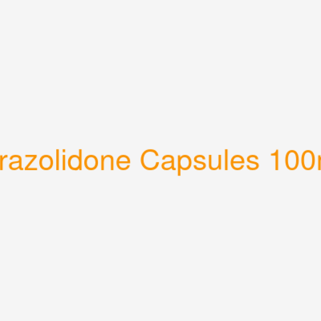 Furazolidone Capsules 100mg