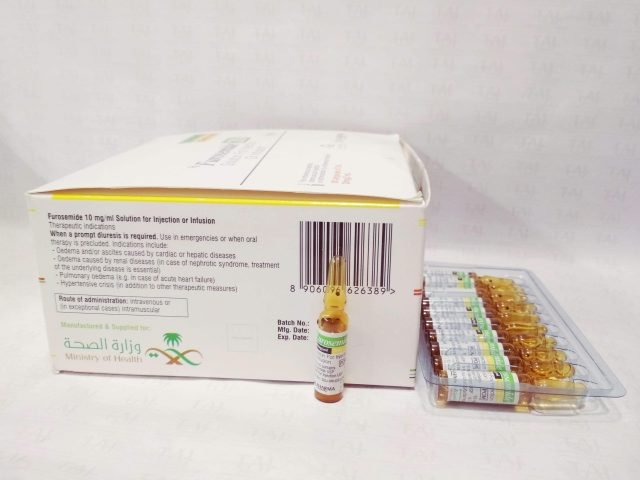 Furosemide ForInjection Taj Pharmaceuticals Mumbai India