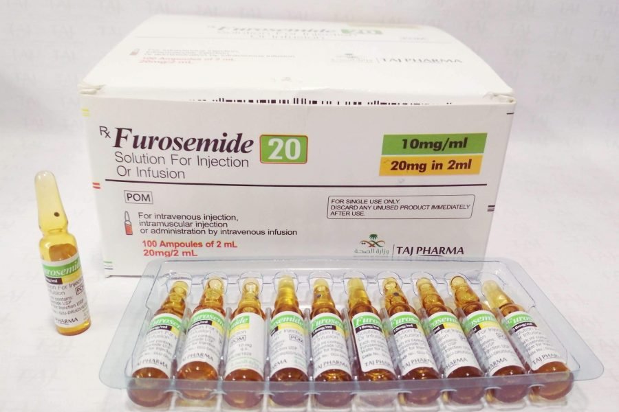 Furosemide 20mg/2ml Solution for Injection Taj Pharma