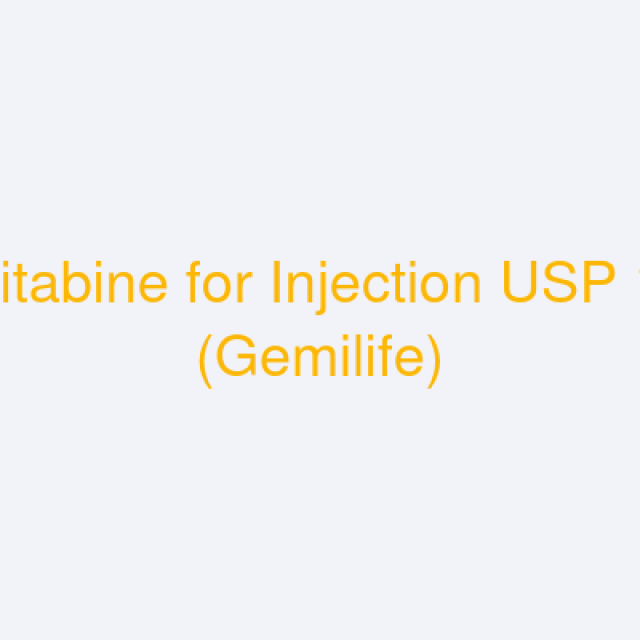 Gemcitabine for Injection USP 1.4gm (Gemilife)