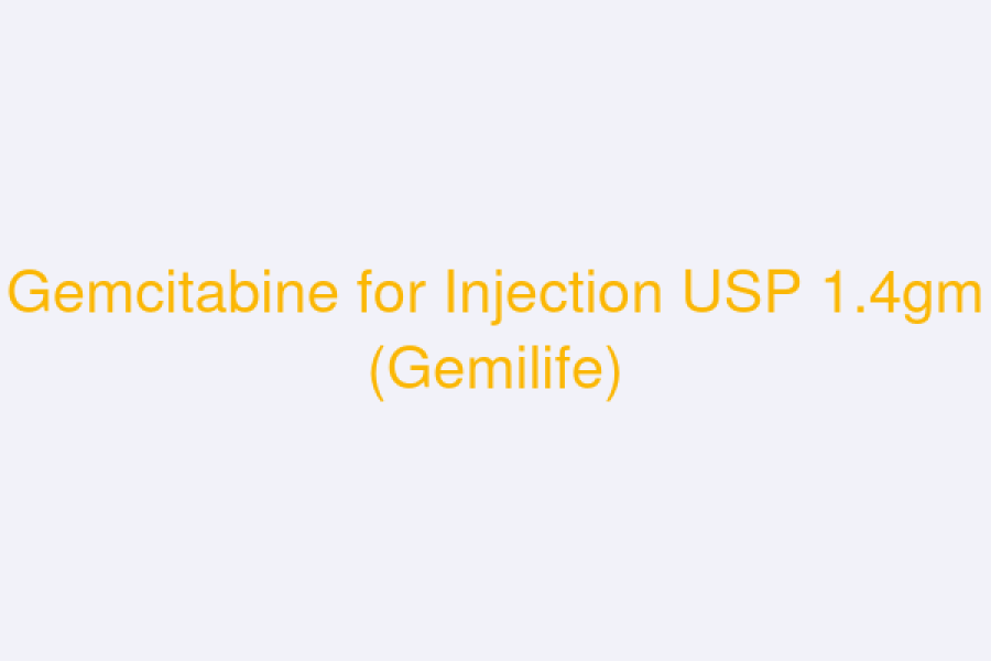 Gemcitabine for Injection USP 1.4gm (Gemilife)