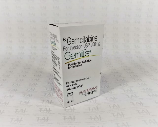 Gemcitabine  USP 200 mg powder for solution for injection Taj Pharma