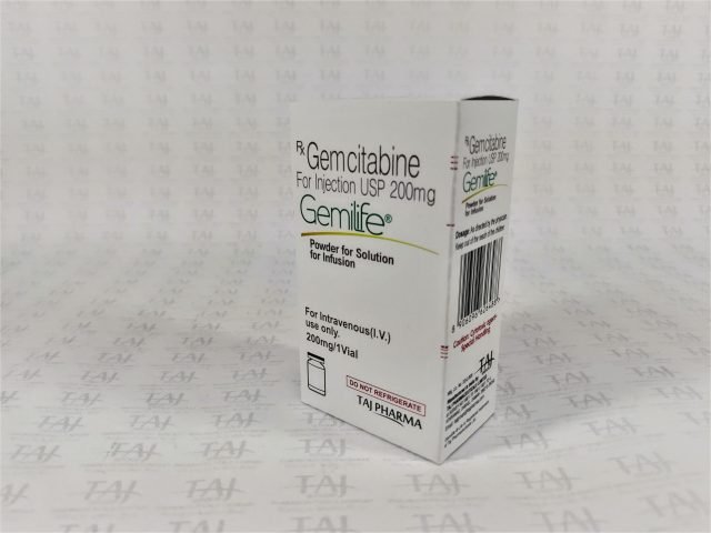   Gemcitabine for Injection USP 200mg Taj Pharmaceuticals