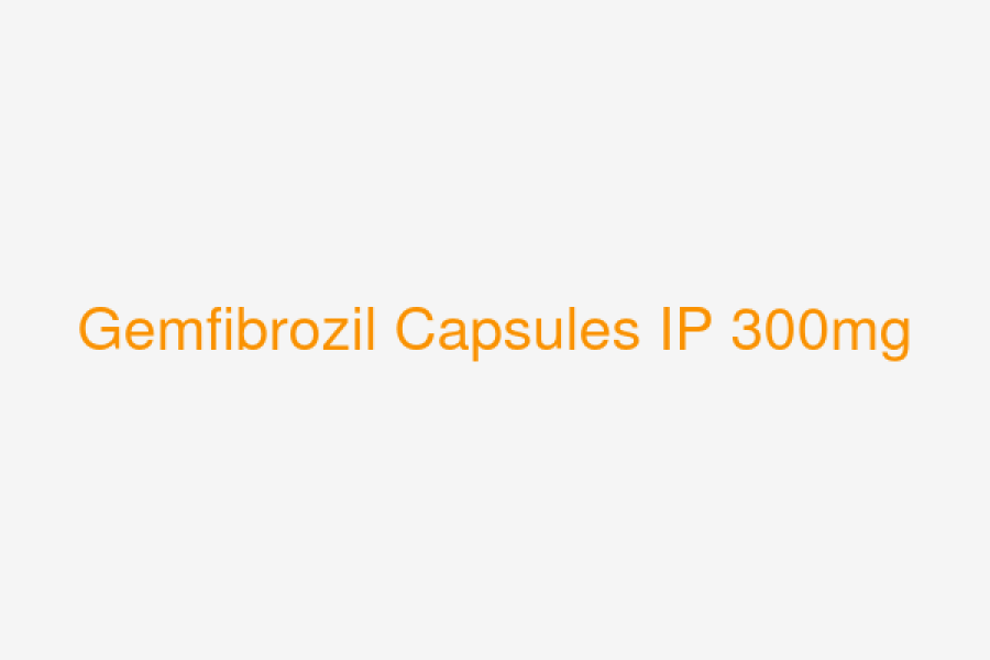 Gemfibrozil Capsules IP 300mg