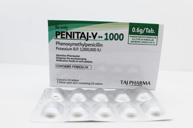 Phenoxymethylpenicillin Tablets BP 1,000,000 I.U.