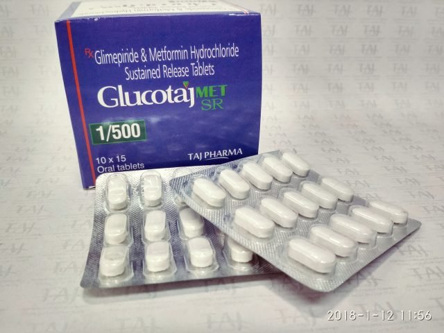 Glimepiride Metformin tablets India -Glucotaj 
