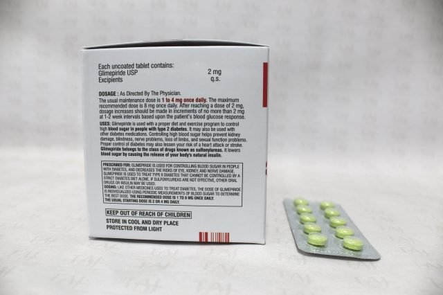 Glimepiride Tablet USP 2mg