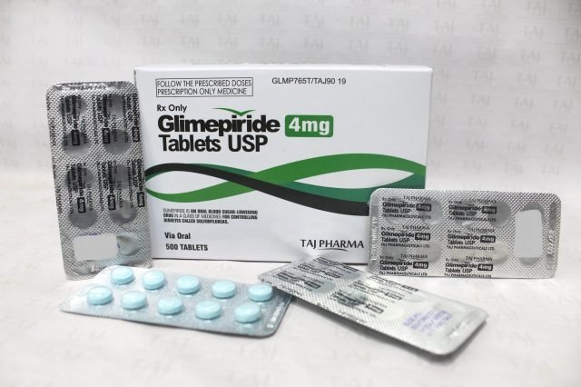 Glimepiride Tablets 4 mg Taj Pharma