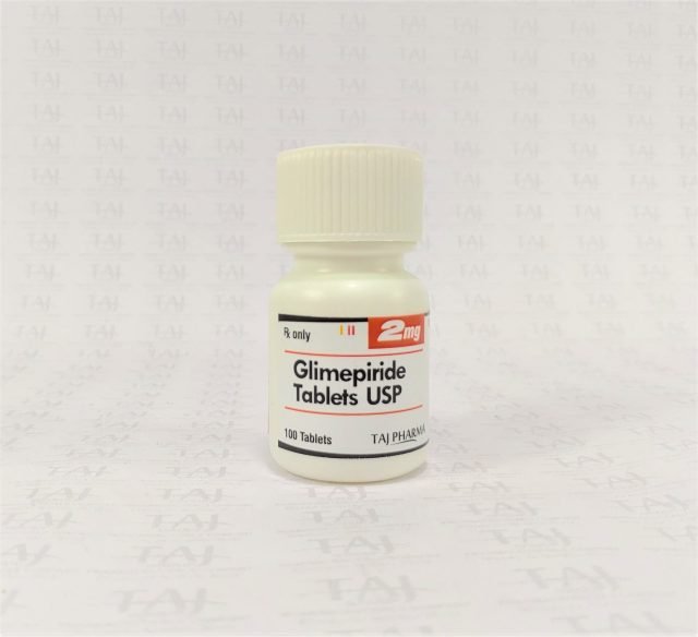 Glimepiride Tablets USP 2mg Taj Pharma Mumbai India