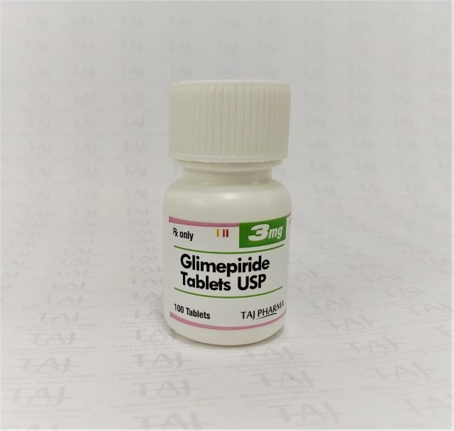  Glimepiride Tablets USP 3mg Taj Pharma Mumbai India 