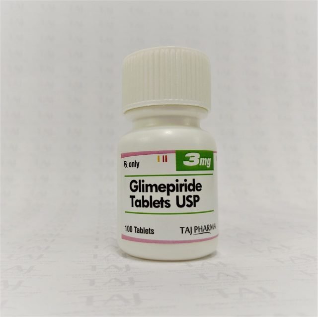   Glimepiride Tablets USP 3mg Taj Pharmaceuticals