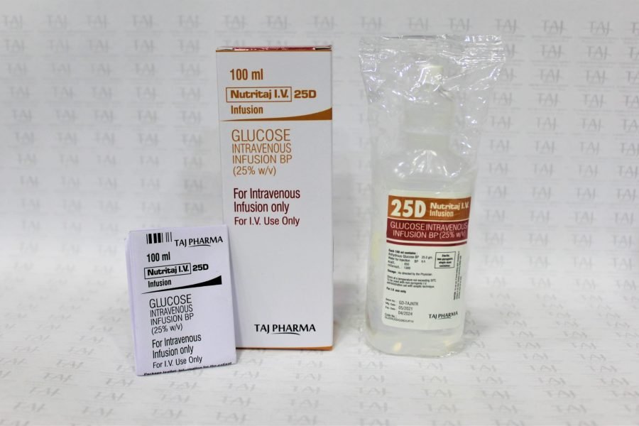 Glucose Intravenous Infusion BP 25%w/v (Nutritaj)