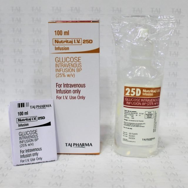 Glucose Intravenous Infusion BP 25%w/v (Nutritaj)