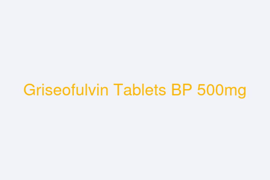 Griseofulvin Tablets BP 500mg