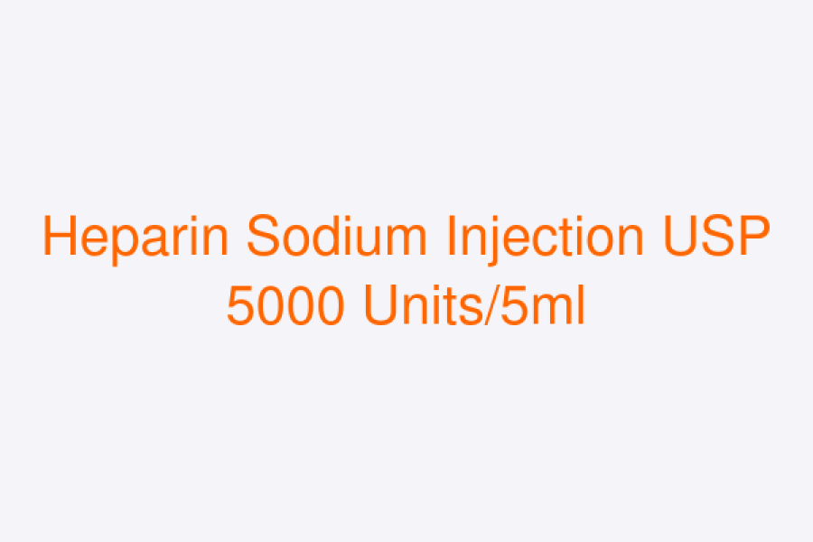Heparin Sodium Injection USP 5000 Units/5ml