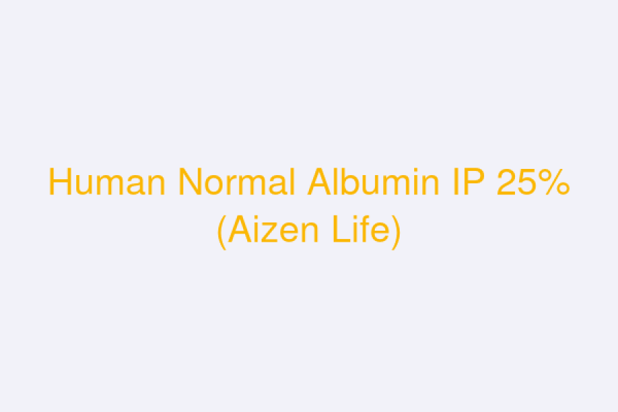 Human Normal Albumin IP 25% (Aizen Life)