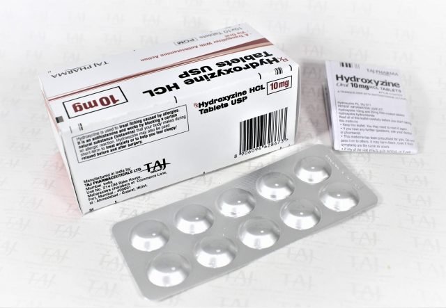 Hydroxyzine HCl Tablets USP 10mg